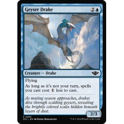 画像1: 【ENG】間欠泉ドレイク/Geyser Drake[MTG_OTJ_0051_C]