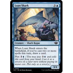 画像1: 【ENG】金貸しザメ/Loan Shark[MTG_OTJ_0055_C]