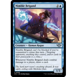 画像1: 【ENG】敏捷な盗賊/Nimble Brigand[MTG_OTJ_0058_U]