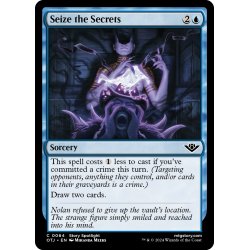 画像1: 【ENG】秘密の押収/Seize the Secrets[MTG_OTJ_0064_C]