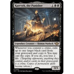 画像1: 【ENG】懲罰者、ケアヴェク/Kaervek, the Punisher[MTG_OTJ_0092_R]