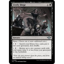 画像1: 【ENG】陽気な哀歌/Lively Dirge[MTG_OTJ_0093_U]