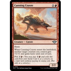 画像1: 【ENG】狡猾なコヨーテ/Cunning Coyote[MTG_OTJ_0118_U]