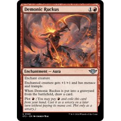 画像1: 【ENG】悪魔の大騒動/Demonic Ruckus[MTG_OTJ_0120_U]