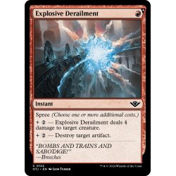 画像1: 【ENG】爆発的な脱線/Explosive Derailment[MTG_OTJ_0122_C]