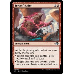 画像1: 【ENG】獰猛化/Ferocification[MTG_OTJ_0123_U]