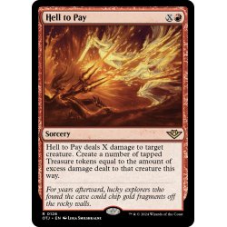 画像1: 【ENG】地獄の反動/Hell to Pay[MTG_OTJ_0126_R]