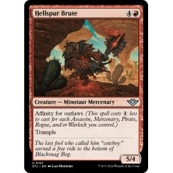 画像1: 【ENG】地獄拍車団の粗暴者/Hellspur Brute[MTG_OTJ_0127_U]