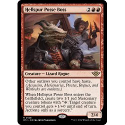 画像1: 【ENG】地獄拍車団の統領/Hellspur Posse Boss[MTG_OTJ_0128_R]