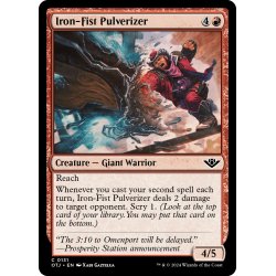 画像1: 【ENG】鉄拳の粉砕者/Iron-Fist Pulverizer[MTG_OTJ_0131_C]