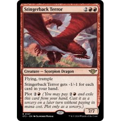 画像1: 【ENG】刺し背の恐怖/Stingerback Terror[MTG_OTJ_0147_R]