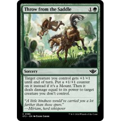 画像1: 【ENG】鞍上からの投擲/Throw from the Saddle[MTG_OTJ_0185_C]