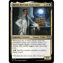 画像1: 【ENG】ベルトラム・グレイウォーター男爵/Baron Bertram Graywater[MTG_OTJ_0195_U]