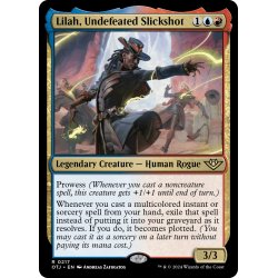 画像1: 【ENG】負け知らずの精鋭射手、リラー/Lilah, Undefeated Slickshot[MTG_OTJ_0217_R]