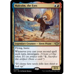 画像1: 【ENG】双眼のマルコム/Malcolm, the Eyes[MTG_OTJ_0219_R]