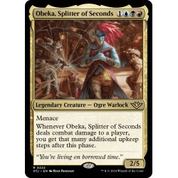 画像1: 【ENG】秒刻みのオベカ/Obeka, Splitter of Seconds[MTG_OTJ_0222_R]