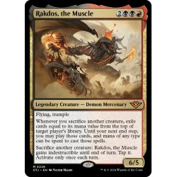 画像1: 【ENG】用心棒、ラクドス/Rakdos, the Muscle[MTG_OTJ_0226_M]