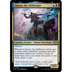 画像1: 【ENG】潜入者、悟/Satoru, the Infiltrator[MTG_OTJ_0230_R]