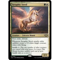 画像1: 【ENG】熾天使の馬/Seraphic Steed[MTG_OTJ_0232_R]