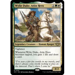 画像1: 【ENG】アティインの英雄、ワイリー・デューク/Wylie Duke, Atiin Hero[MTG_OTJ_0239_R]