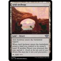 画像1: 【ENG】乾燥地帯のアーチ道/Arid Archway[MTG_OTJ_0252_U]