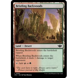 画像1: 【ENG】逆棘の辺境林/Bristling Backwoods[MTG_OTJ_0253_C]