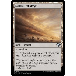 画像1: 【ENG】砂嵐の境界/Sandstorm Verge[MTG_OTJ_0263_U]