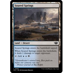 画像1: 【ENG】不快な泉/Soured Springs[MTG_OTJ_0264_C]