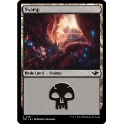 画像1: 【ENG】沼/Swamp[MTG_OTJ_0281_L]