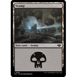 画像1: 【ENG】沼/Swamp[MTG_OTJ_0282_L]