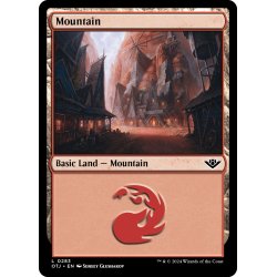 画像1: 【ENG】山/Mountain[MTG_OTJ_0283_L]