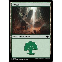 画像1: 【ENG】森/Forest[MTG_OTJ_0285_L]