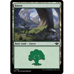 画像1: 【ENG】森/Forest[MTG_OTJ_0286_L]