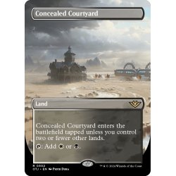 画像1: 【ENG】秘密の中庭/Concealed Courtyard[MTG_OTJ_0302_R]