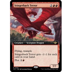 画像1: 【ENG】刺し背の恐怖/Stingerback Terror[MTG_OTJ_0336_R]