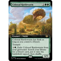 画像1: 【ENG】巨大なガラガラワーム/Colossal Rattlewurm[MTG_OTJ_0339_R]