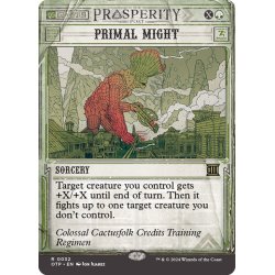 画像1: 【ENG】原初の力/Primal Might[MTG_OTP_0032_R]