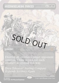 【ENG】★textured foil★圧倒的武力/Overwhelming Forces[MTG_OTP_0069_M]