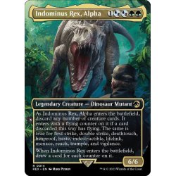 画像1: 【ENG】君臨するもの、インドミナス・レックス/Indominus Rex, Alpha[MTG_REX_0014R]