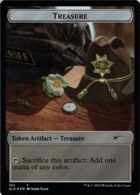 【ENG】★Foil★Treasure Token/Walker Tokens[MTG_SLD_153/148]