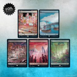 画像1: 【ENG】The Tokyo Lands Foil Etched Edition[MTG_SLD_D119]