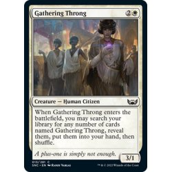 画像1: 【ENG】集まる群衆/Gathering Throng[MTG_SNC_013C]