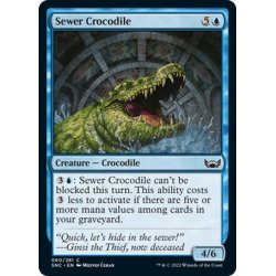 画像1: 【ENG】下水クロコダイル/Sewer Crocodile[MTG_SNC_060C]