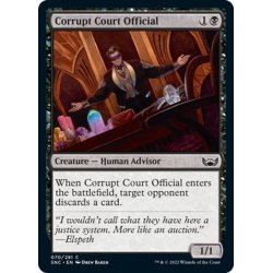 画像1: 【ENG】堕落した廷臣/Corrupt Court Official[MTG_SNC_070C]