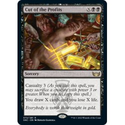 画像1: 【ENG】一切れの利益/Cut of the Profits[MTG_SNC_072R]