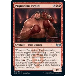 画像1: 【ENG】喧嘩腰の拳闘士/Pugnacious Pugilist[MTG_SNC_117U]