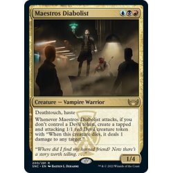 画像1: 【ENG】貴顕廊一家の悪魔信者/Maestros Diabolist[MTG_SNC_200R]