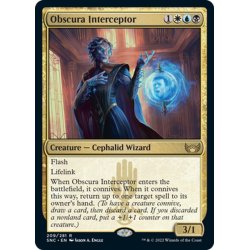 画像1: 【ENG】常夜会一家の介入者/Obscura Interceptor[MTG_SNC_209R]