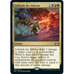 画像1: 【ENG】豪火を放て/Unleash the Inferno[MTG_SNC_229R]