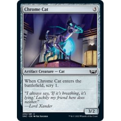 画像1: 【ENG】金属猫/Chrome Cat[MTG_SNC_236C]